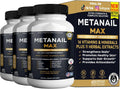Metanail Max Hair, Skin & Nail Supplement, 60 Capsules, with Biotin 5000mcg, Vitamins & Herbal Blend (3)
