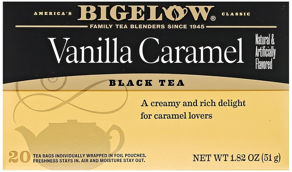 Bigelow Vanilla Caramel Black Tea (20 Teabags)