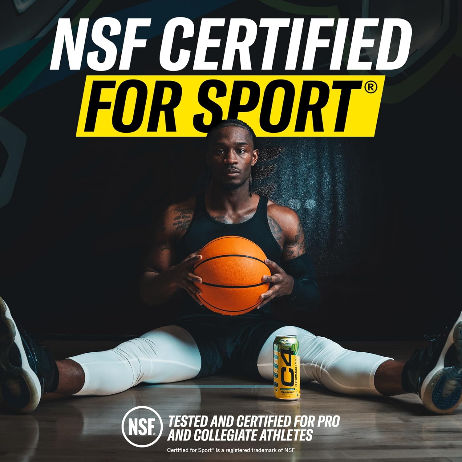 Cellucor C4 Energy Drink 12oz (Pack of 12) - Strawberry Watermelon Ice - Sugar Free Pre Workout Performance Drink with No Artificial Colors or Dyes