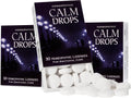 Calm Drops Homeopathic Lozenges (3 Pack)| Natural Care for Emotional Stress Relief, Vegan & Gluten-Free Organic Vanilla Flavor Drops to Promote Relaxation and a Sense of Calm