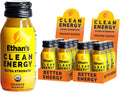 Ethan's Organic Clean Energy Shots Orange Mango, Sugar Free Natural Pre-Workout Focus Boost, Gluten Free, Vegan, B6 & B12 Vitamin C with Green Tea Extract and Guayusa (12 Pack of 2oz Shots)