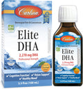 Carlson - Elite DHA, 2270 mg DHA, Professional Strength, Norwegian Fish Oil Concentrate, Cognitive Function & Vision Support, Orange, 100 mL