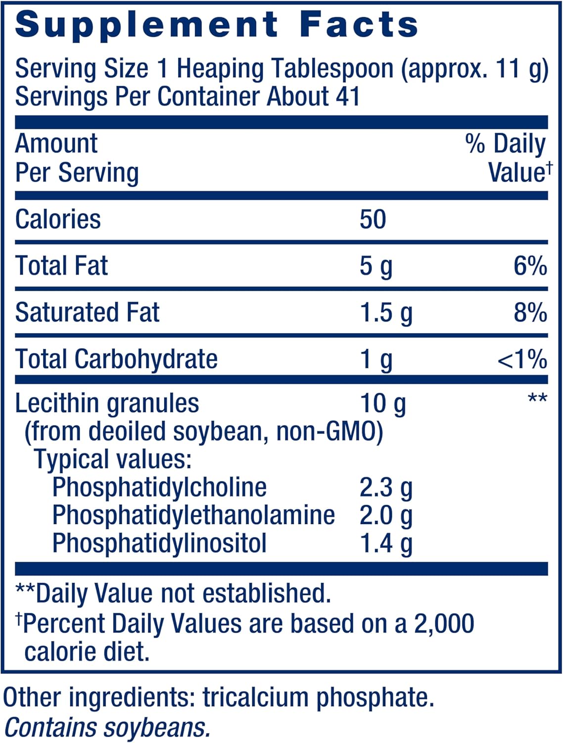 Life Extension Lecithin, Promotes Healthy Cell Structure and Function in The Brain, Gluten Free, Non-GMO, Vegetarian, 454 Grams