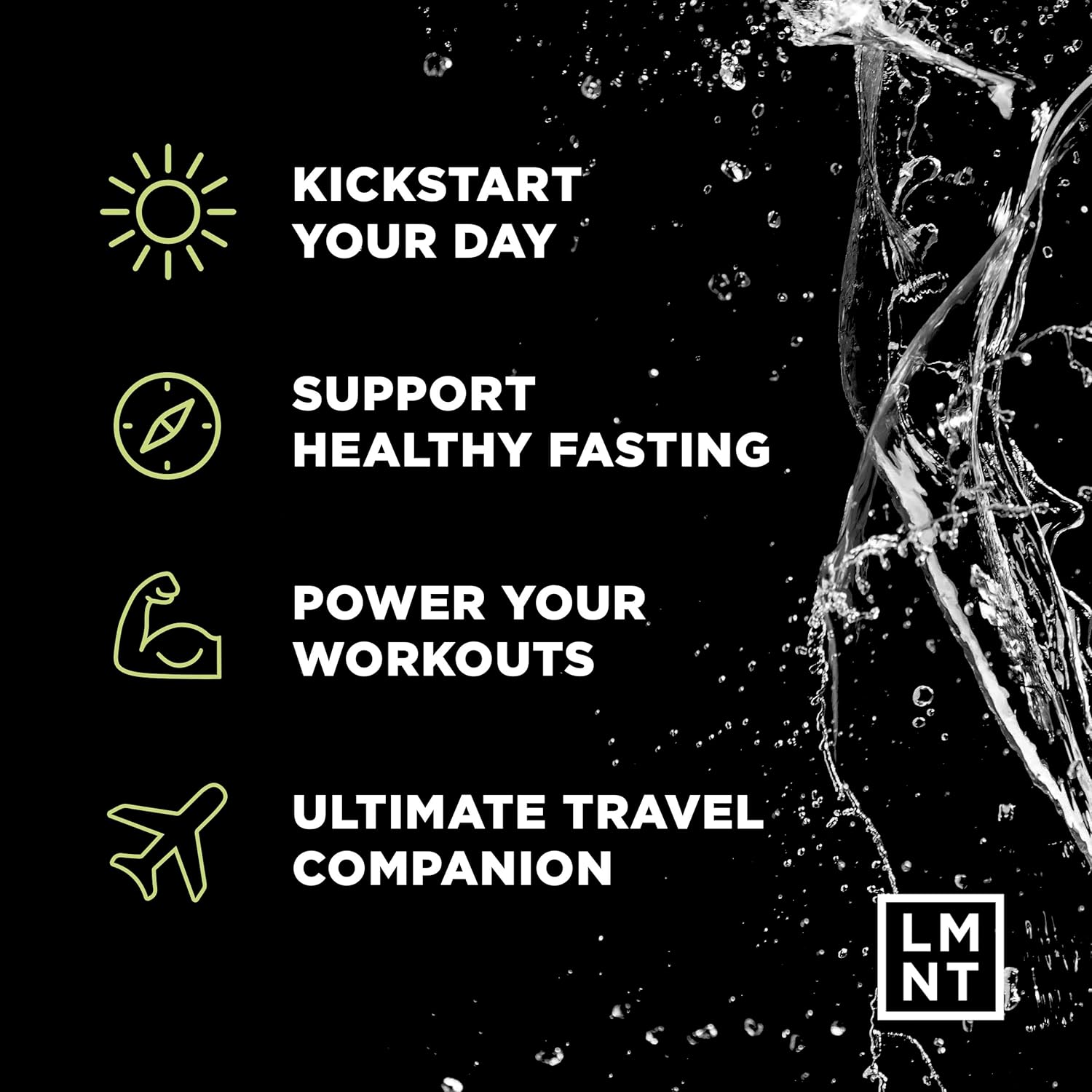 Drink LMNT Zero Sugar Electrolytes - Citrus Salt | Drink Mix | 30-Count