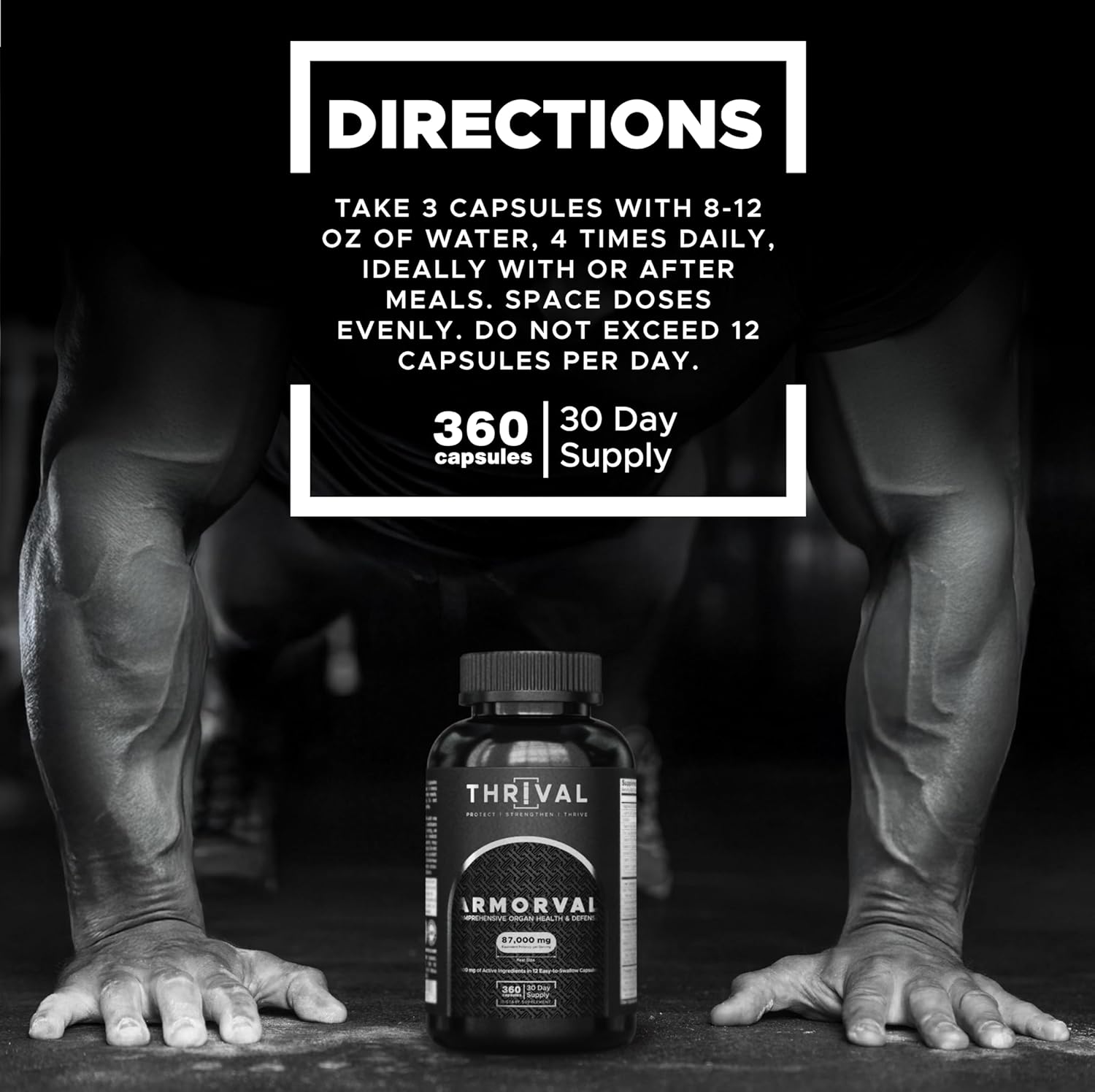 ARMORVAL Cycle Support, PCT | Most Stacked Organ Protector – Ultra-Potent Extracts with Milk Thistle 50:1, Astragalus 20:1, NACET & TUDCA | Liver, Kidney, Heart & More | 360 Caps