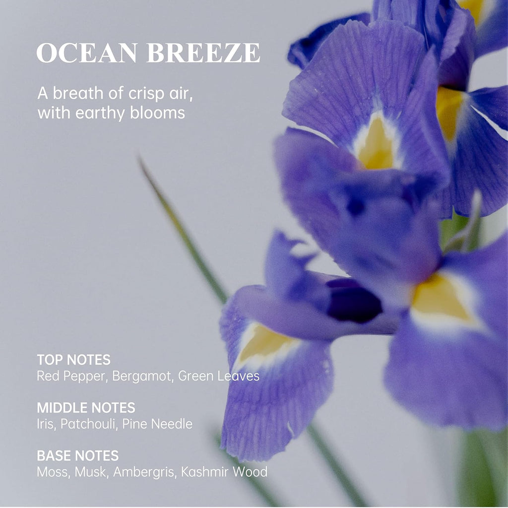 Atom Fresh Hydrating Hand Cream for Women | Ocean Breeze | Barrier-Fortifying Moisture for Dry, Sensitive Skin | With Ceramides, Saccharide Isomerate & Niacinamide | Vegan & Cruelty-Free (3.4 fl oz)