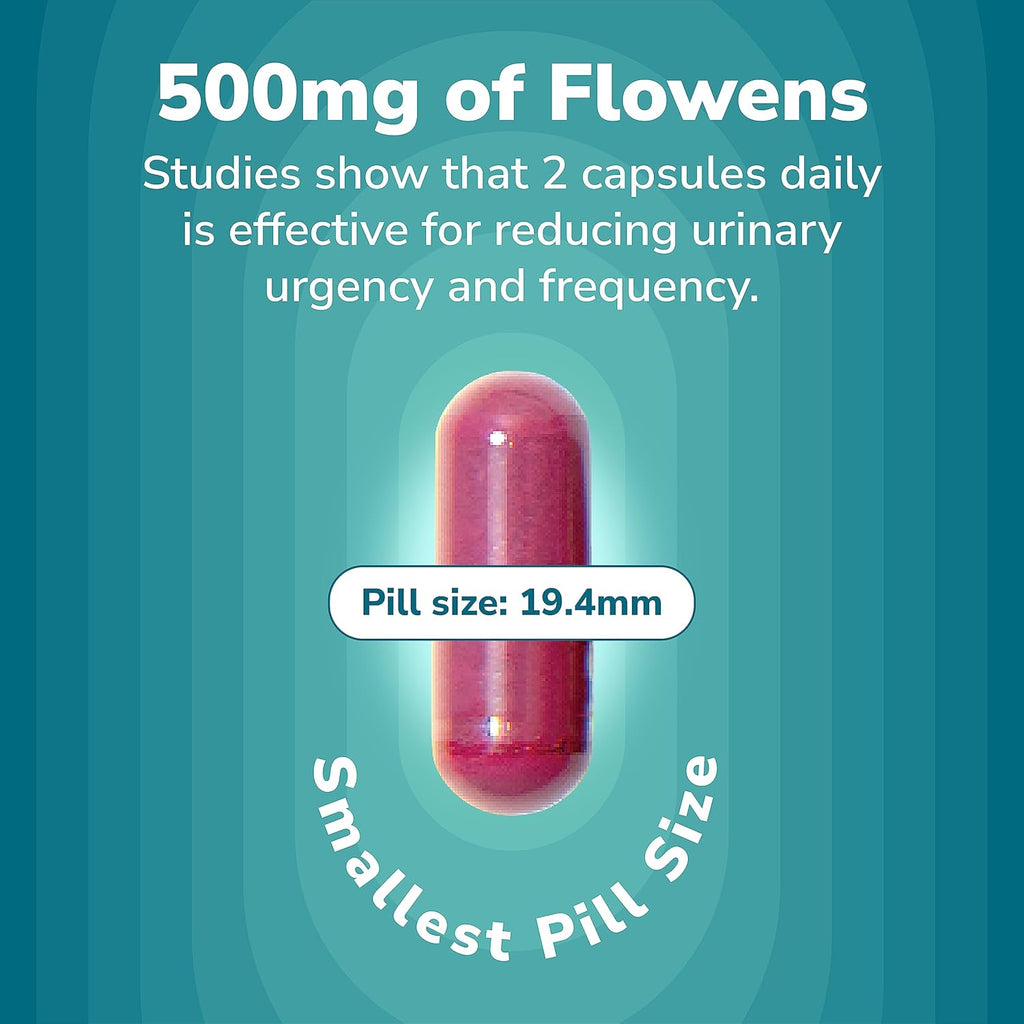 Utiva Bladder Health - Cranberry Pills for UTI support - Control Supplement for Overactive Bladder and Lower Urinary Tract Health - Clinically Proven to Reduce Frequency and Urgency - 60 Capsules