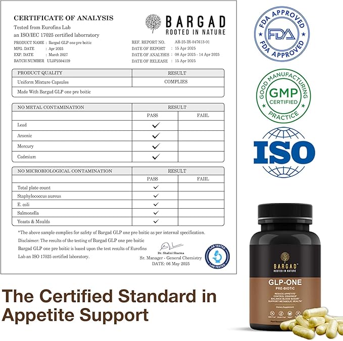 GLP-ONE Supplement Support, GLP Active Natural Formula, Support Natural GLP-one Levels and Promote Gut Health