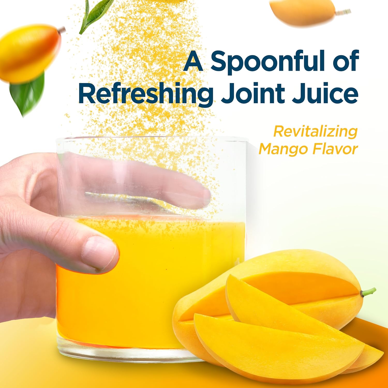 Univera RegeniCARE Canister, Glucosamine, Chondroitin, MSM, Univestin, Restores Cartilage, Supports Joint Comfort + Mobility + Flexibility, 30-Day Supply (Mango Flavor)