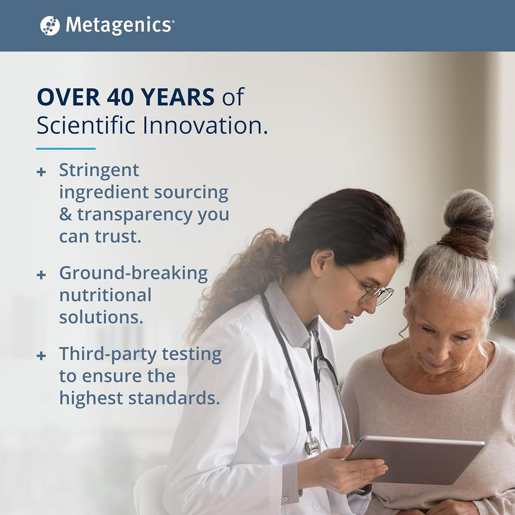 Metagenics MyoCalm Plus - with Passionflower, Valerian Root, Magnesium & Calcium - Non-GMO, Gluten-Free & Vegetarian - 60 Servings - 180 Tablets