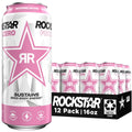 Rockstar Pure Zero Energy Drink,Watermelon Kiwi, 0 Sugar, with Caffeine and Taurine, 16oz Cans (12 Pack) (Packaging May Vary)