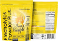 PowderVitamin Electrolytes Powder Plus (100 Servings) Orange Pineapple Electrolyte Powder Zero Calorie, Keto, 0 Sugar, No Maltodextrin,1000mg Potassium,120mg Calcium,120mg Magnesium, Hydration Powder