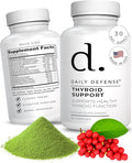 Thyroid Supplement - Magnesium, Iodine, Ashwagandha, Vitamin B12, & Zinc for Thyroid Support for Men & Women - Vegan Dietary Supplements for Women & Men, 60 Capsules