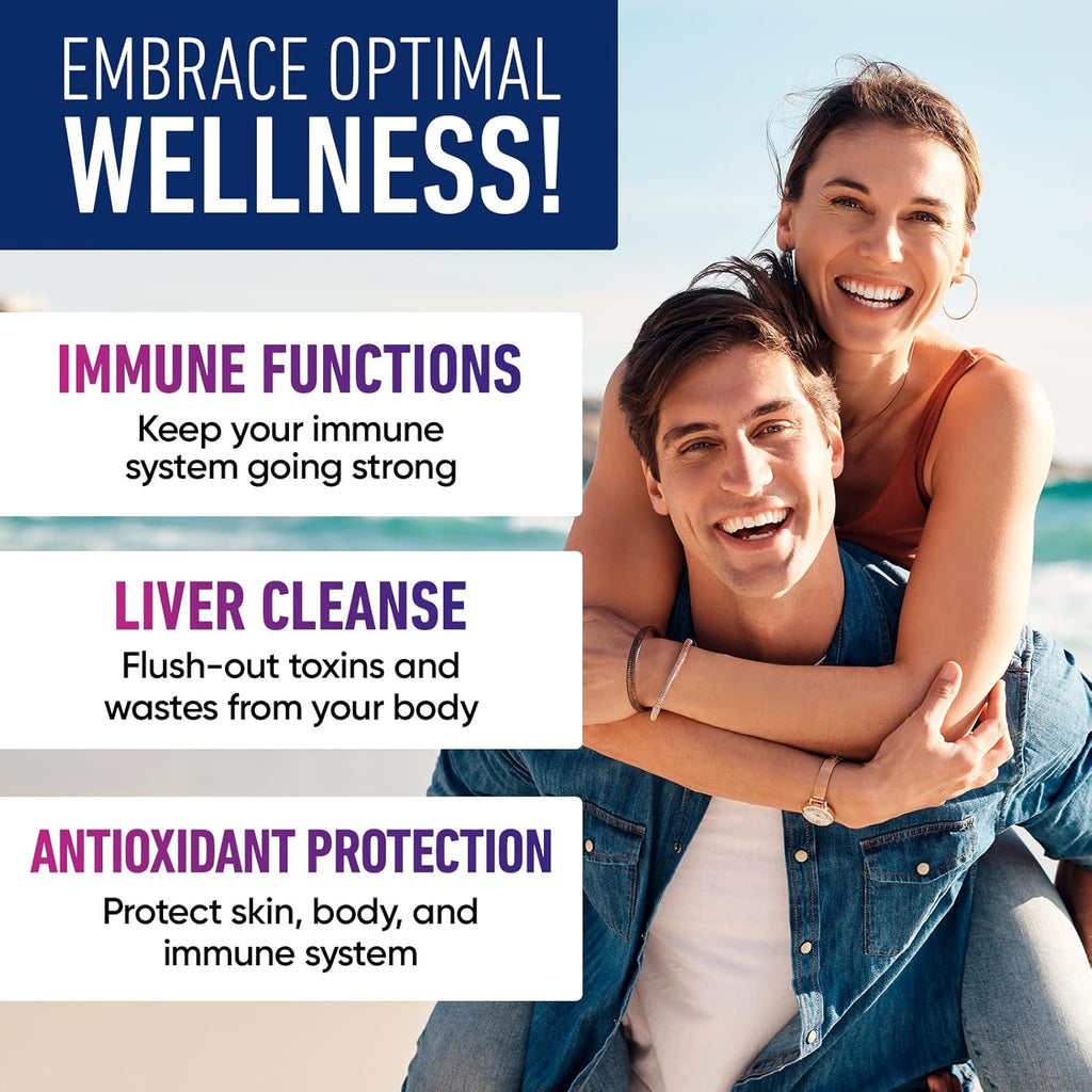 Liposomal Glutathione Supplement 1000MG + 750MG- Glutathione Liposomal with VIT C + Phospholipid Antioxidant Complex - Liver Detox and Immune Support Supplement - 120 Caps - Powder&Liquid Alternative