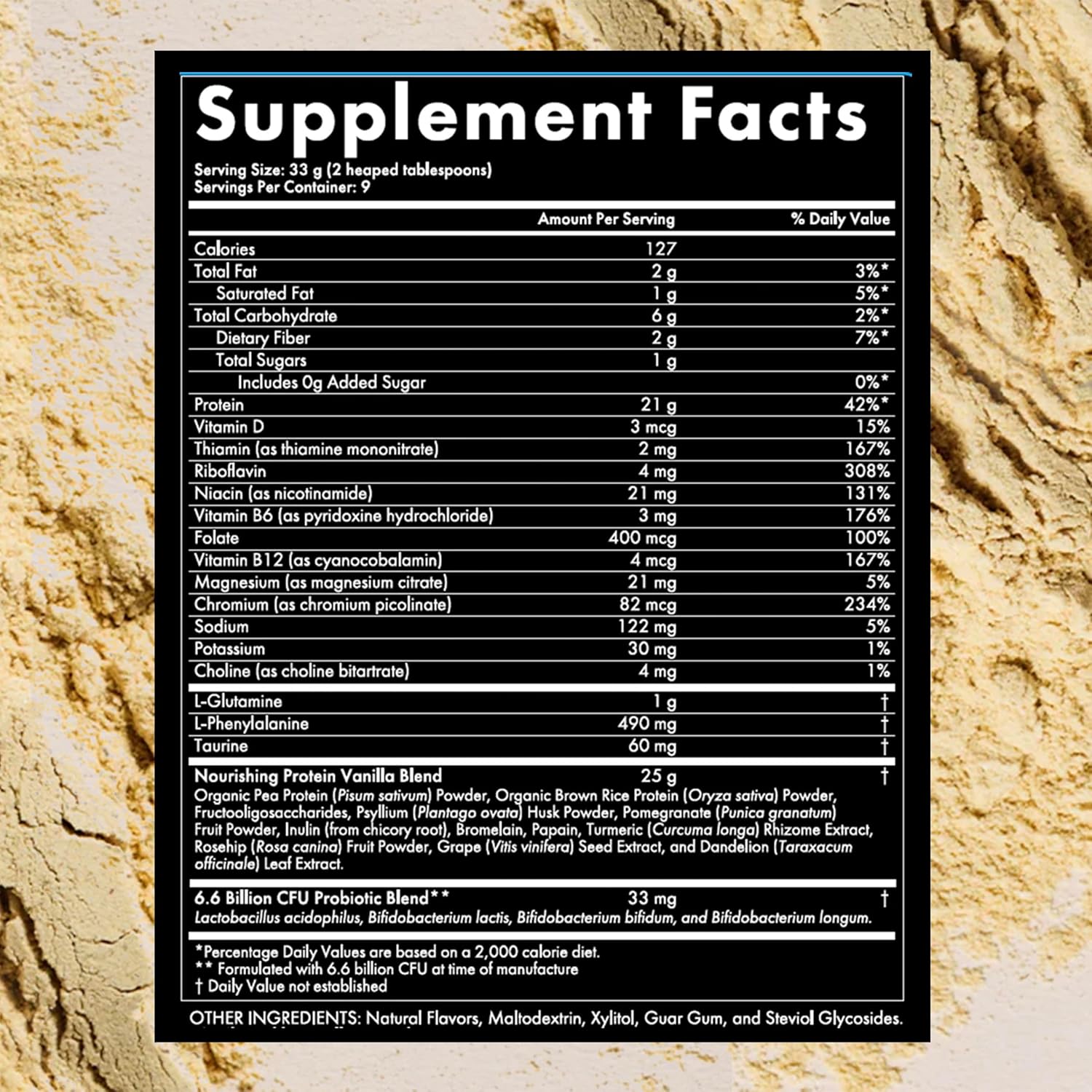 WelleCo, Nourishing Protein, Premium Organic Sprouted Brown Rice & Pea Protein, Vanilla Flavour, 300g (10.5oz) Pouch