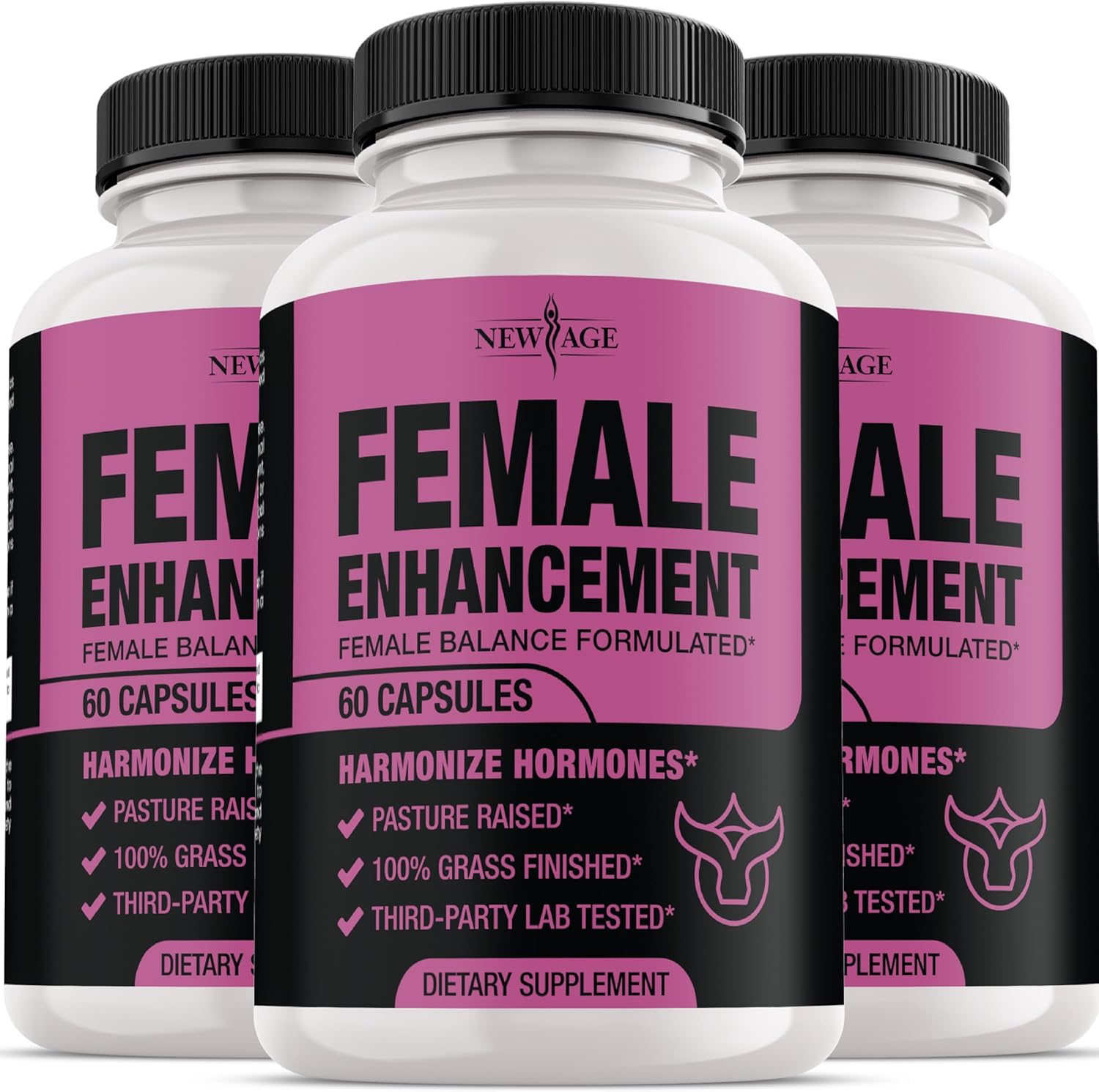 NEW AGE Beef Organ Supplement for Women – Supports Hormone Balance, Energy & Wellness – Pasture Raised Superfood – Liver, Heart, Kidney, Uterine Tissue – Ovary, Uterus, Fallopian Female Support-180