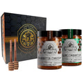 Ellora Farms Organic Honey, Thyme and Orange Blossom Raw Honey Organic Unfiltered, Single Origin Unfiltered Superfood, Includes Wooden Dipper, 1 lb Each, Twin Pack
