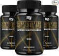 BLUE VIBE Rambo Max Premium Performance and Advanced Health Management Supplement Pills, RamboMax Maximum Strength Daily Health Support and Overall Wellness Supplement (3 Pack - 180 Capsules)