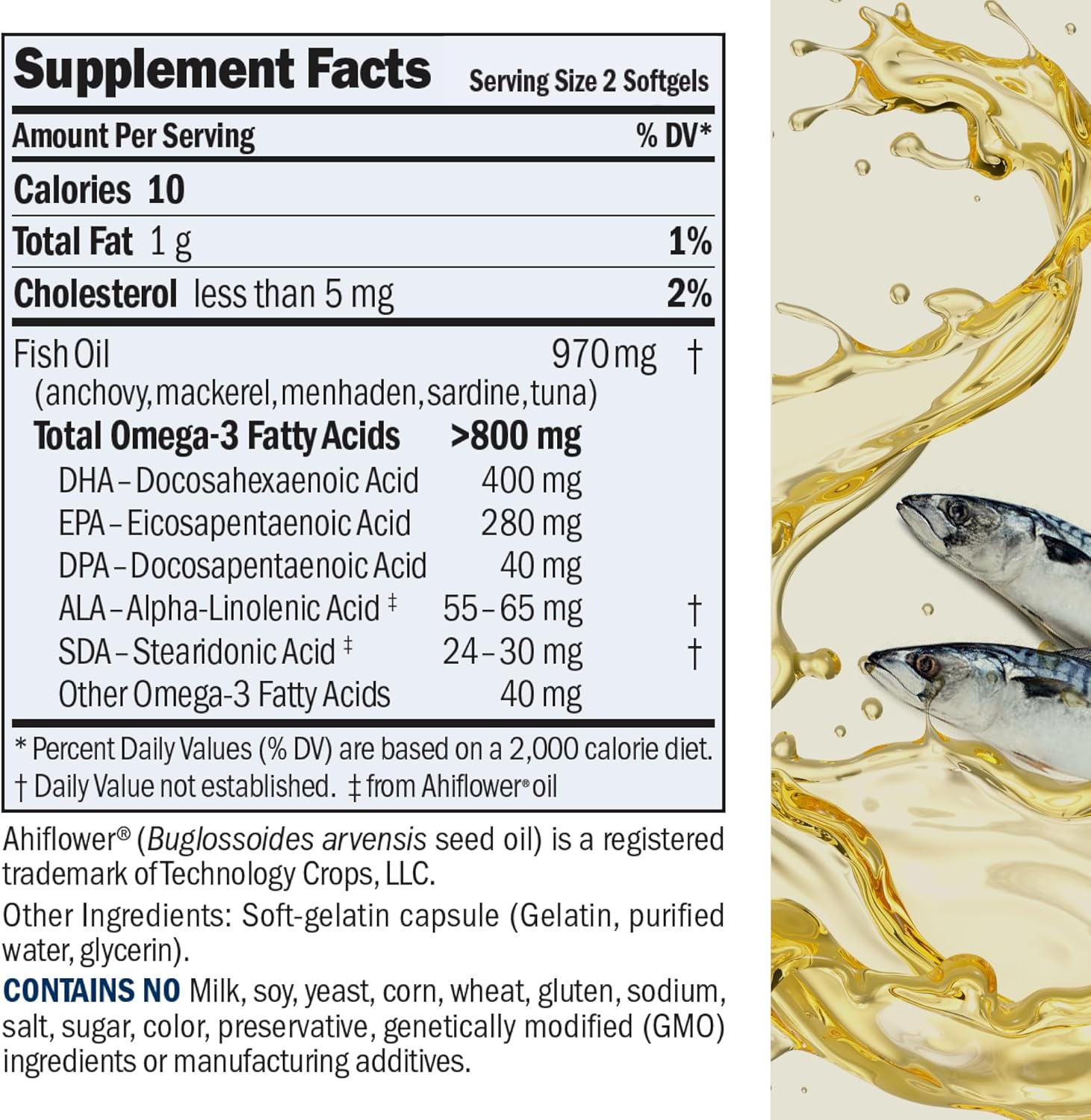 ANDREW LESSMAN Essential Omega-3 Unflavored - 60 Softgels - Ultra-Pure, High Potency Omega-3 Oils. High DHA, No Stomach Upset, No Contaminants, No Mercury. Small Easy to Swallow Softgels