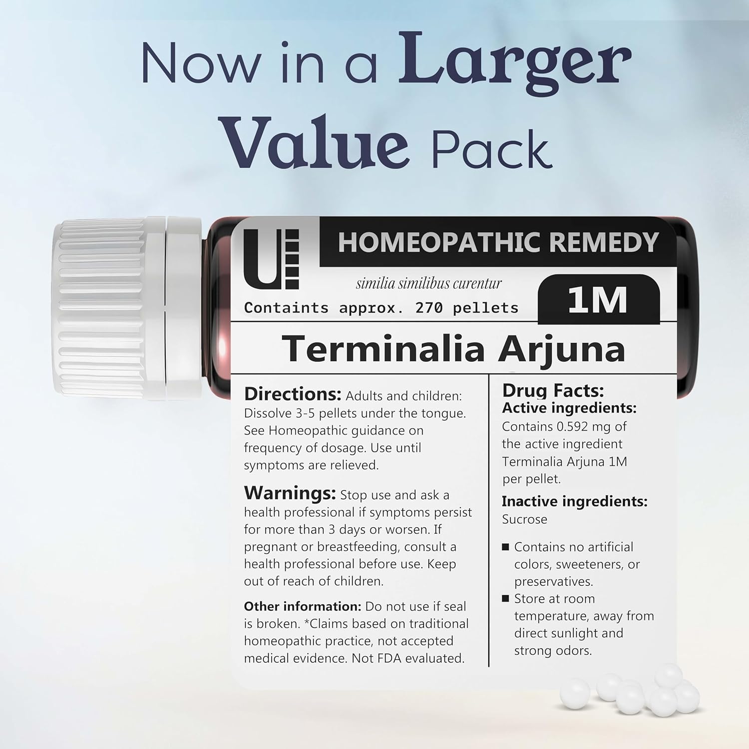 Terminalia Arjuna 1M Homeopathic Remedy, Urenus