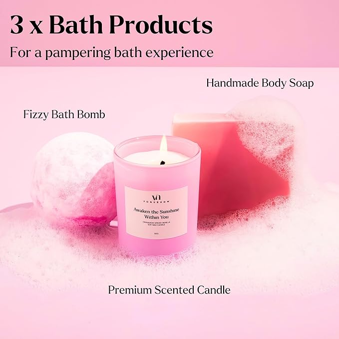 Spa Gifts for Women - Valentines Gift (Set of 20) - Premium Self Care Spa Kit- Bath, Skin Care Sets & Self Care Items - Pampering Valentine Gifts for Women, Spa Gift Basket, Galentines Day Gifts