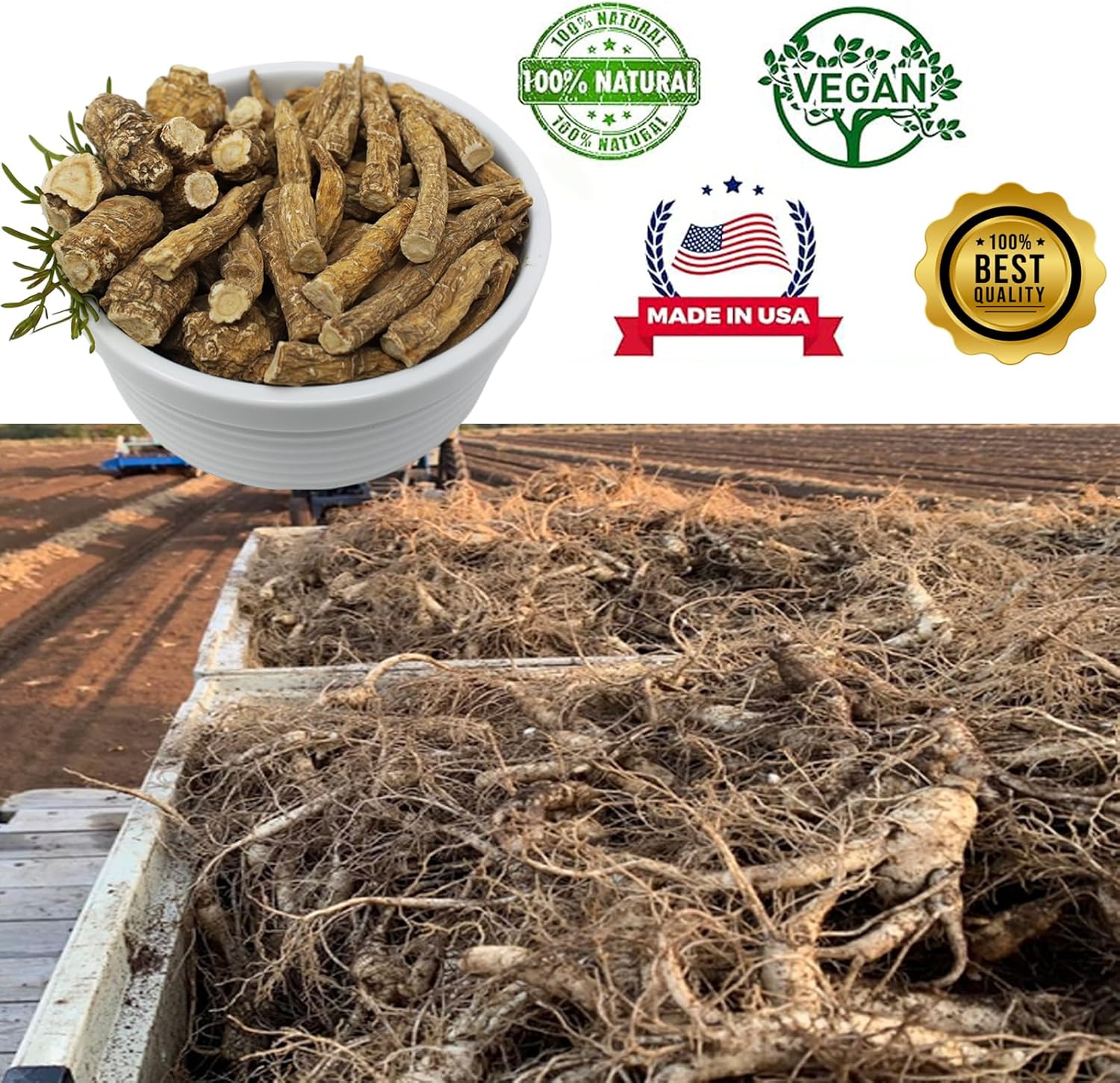American Ginseng from Wisconsin 8OZ, American Wisconsin Ginsengss Slices Root 西洋参/花旗参 美國花旗參 2 Boxes 4 Ounce Large Root