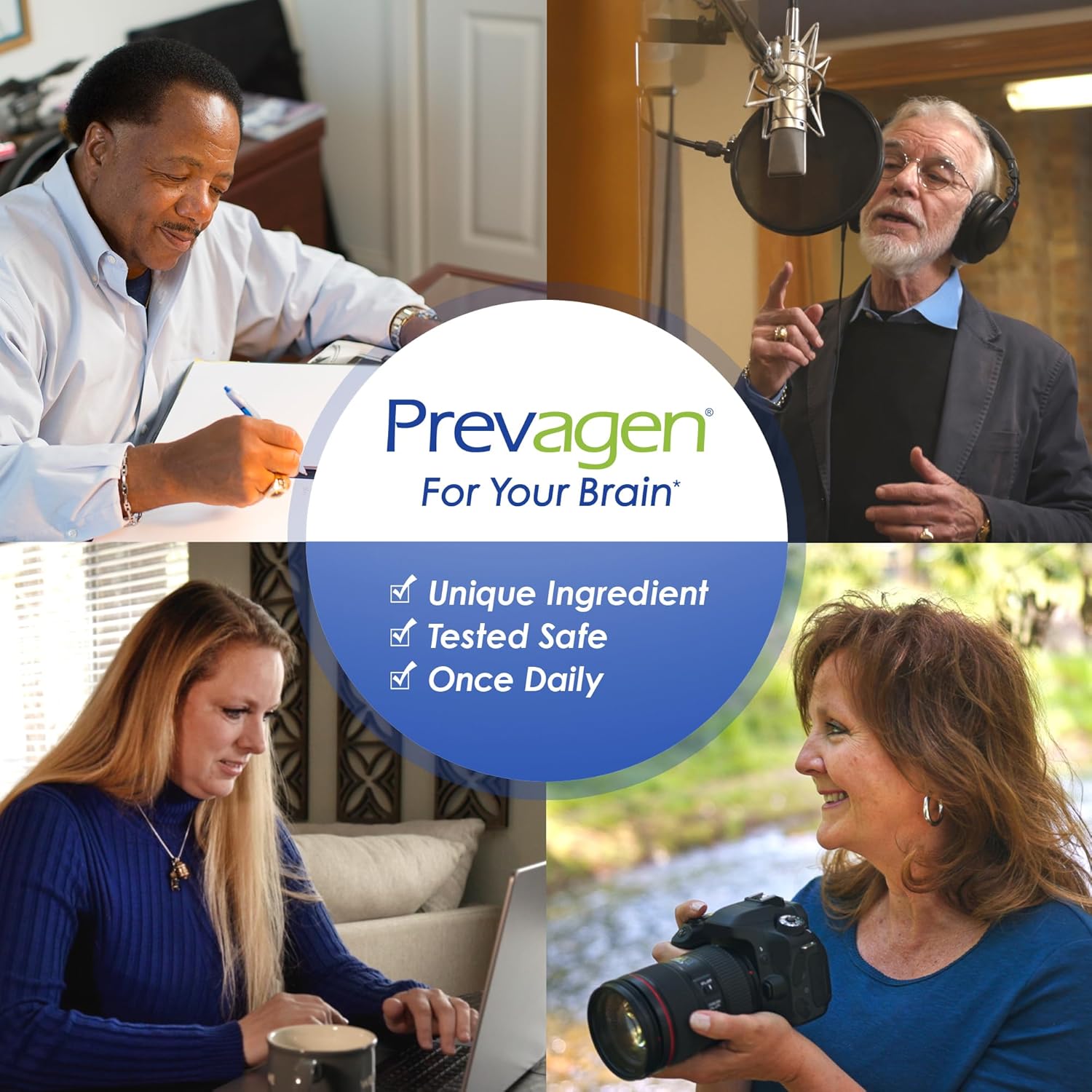 Prevagen Regular Strength 10mg, 60 Capsules |3 Pack| with Apoaequorin & Vitamin D with Attractive and Stackable Storage Box