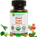 USDA Organic Blood Sugar Blend | Supports Healthy Metabolism* | with Bitter Melon, Moringa, Aloe Vera, Nopal, Papaya Extracts & More | 30-Day Supply | Vegan & Non-GMO | USA-Made