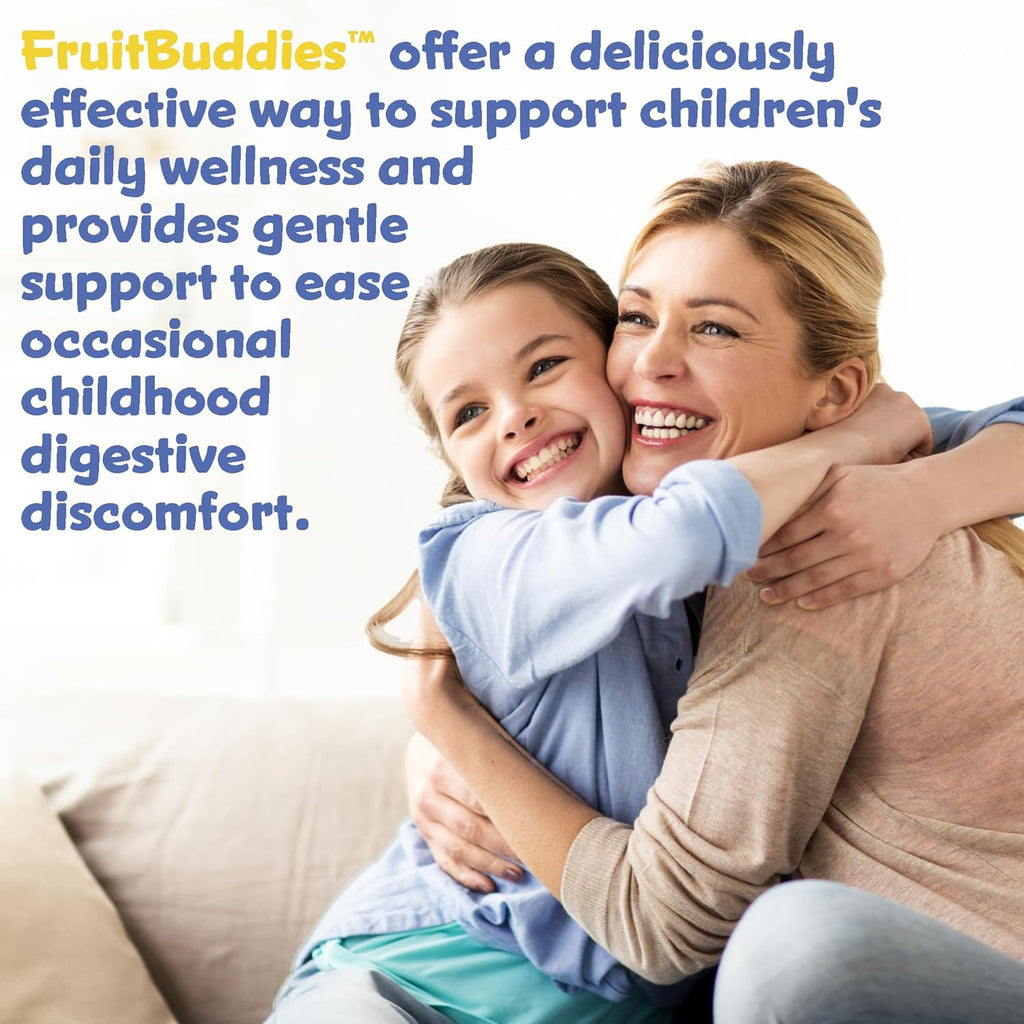 Premier Research Labs FruitBuddies Kids Probiotic Gummies - Probiotics for Kids, Toddler Probiotic Vitamin with Fiber for Digestive Health, Children's Gut Health, Immune Support - 60 Vegan Gummies