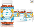 Lunakai USA Made Calm & Stress Relief Gummies – Delicious GABA + L-Theanine Calming Supplement for Adults & Kids – Natural Stress Support - 6 Pack