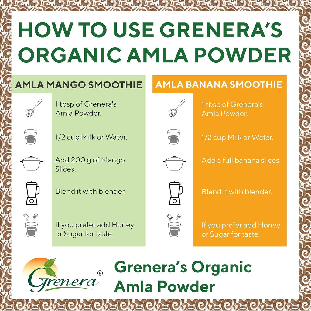 Organic Amla Powder (Amalaki/Indian Gooseberry) - 35.2 Ounce / 2.2 lb - Rich in Vitamin C, USDA Organic, Lab Tested for Purity, Rich in ORAC value