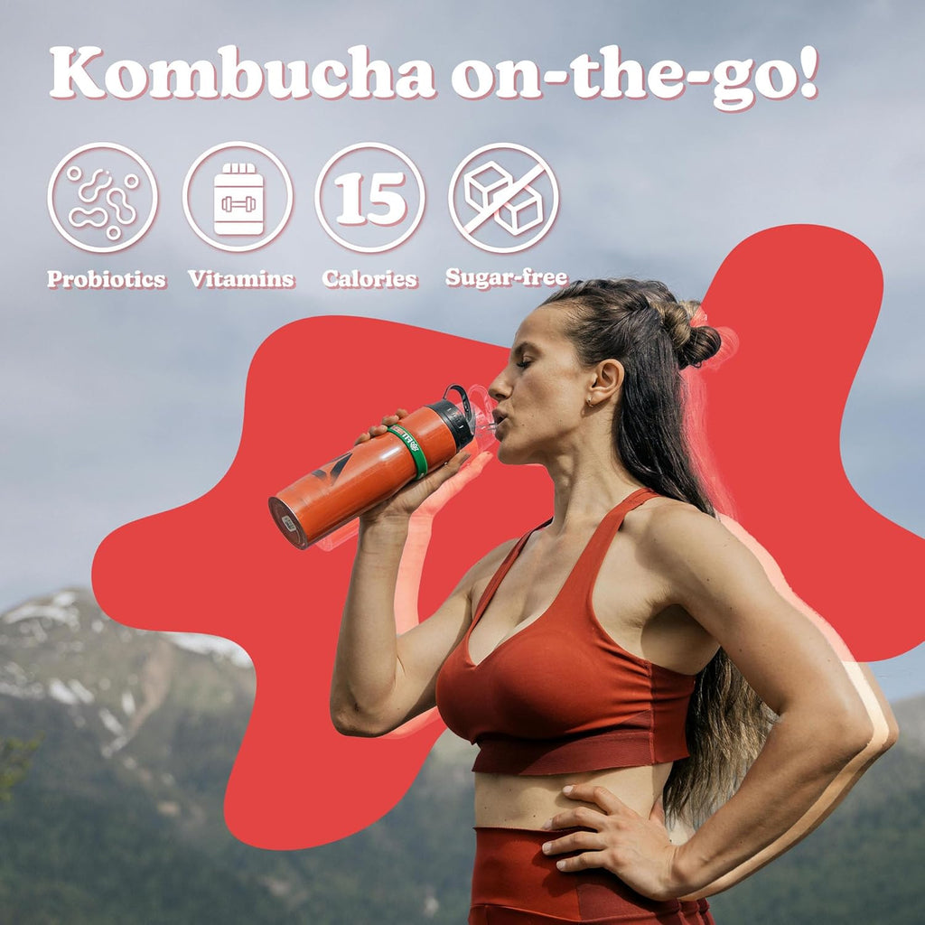 DALAMHARI Kombucha Powder | Schisandra Berry Omija 20T | Kombucha Drink Probiotic Soda Urban Kombucha Synergy Scoby Kombucha Starter Kit Adaptogen Drink Health Ade Kombucha Tea Bubbly