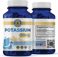 Potassium Citrate Capsules – High-Potency 500mg Potassium Per Serving | Supports Muscle Function, Electrolyte Balance & Heart Health | Vegan, Non-GMO, 120 Capsules