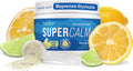Supercalm Powdered Drink Mix, Lemon Lime, L Theanine, Ksm-66 Ashwagandha, Magnesium Glycinate, Vitamin D 3, Supplements for Relaxation & Focus, Natural, No Sugar, Non GMO, 30 Srvgs