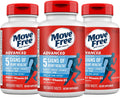 Move Free Advanced Glucosamine Chondroitin MSM + Vitamin D3 Joint Support Supplement, Supports Mobility Comfort Strength Flexibility & Bone + Immune Health - Tablet, 3x120ct Bottles (120 servings)*