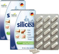 Hübner Original Silicea Gel One a Day Capsules for Hair, Skin, Nails, and Connective Tissue, Pure Colloidal Silica Gel Formula, No Additives or Preservatives, 30 Servings, 2-Pack