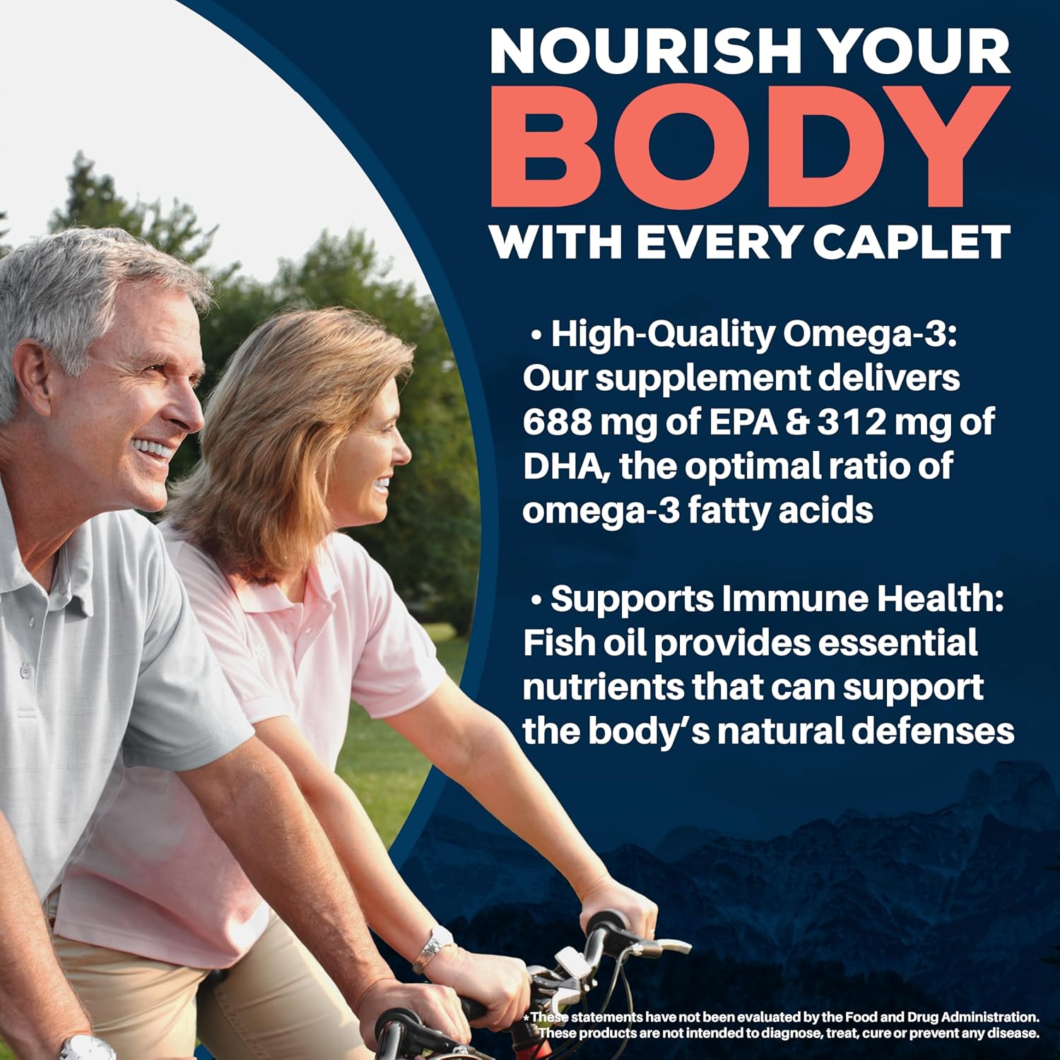 Ayush Herbs High Omega 3 - Omega 3 Fish Oil, 1000mg Per Capsule, EPA & DHA Fish Oil Supplement for Women & Men, Natural Lemon Flavor - 60 Softgel Capsules (1 Count)