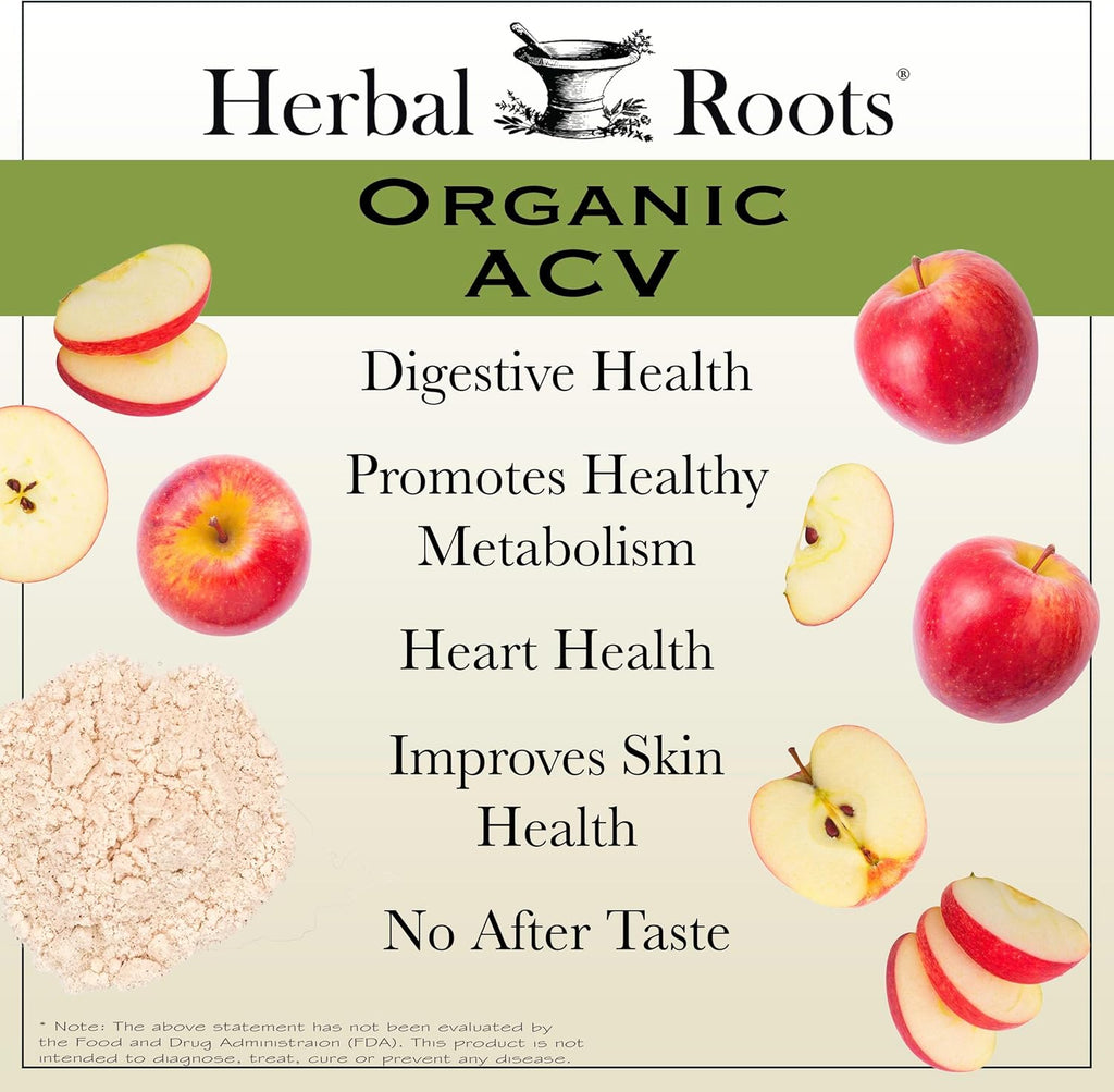 Herbal Roots Digestive Support Trio, Oil of Oregano, Certified Organic ACV & Ginger Herbal Supplements - Non-GMO