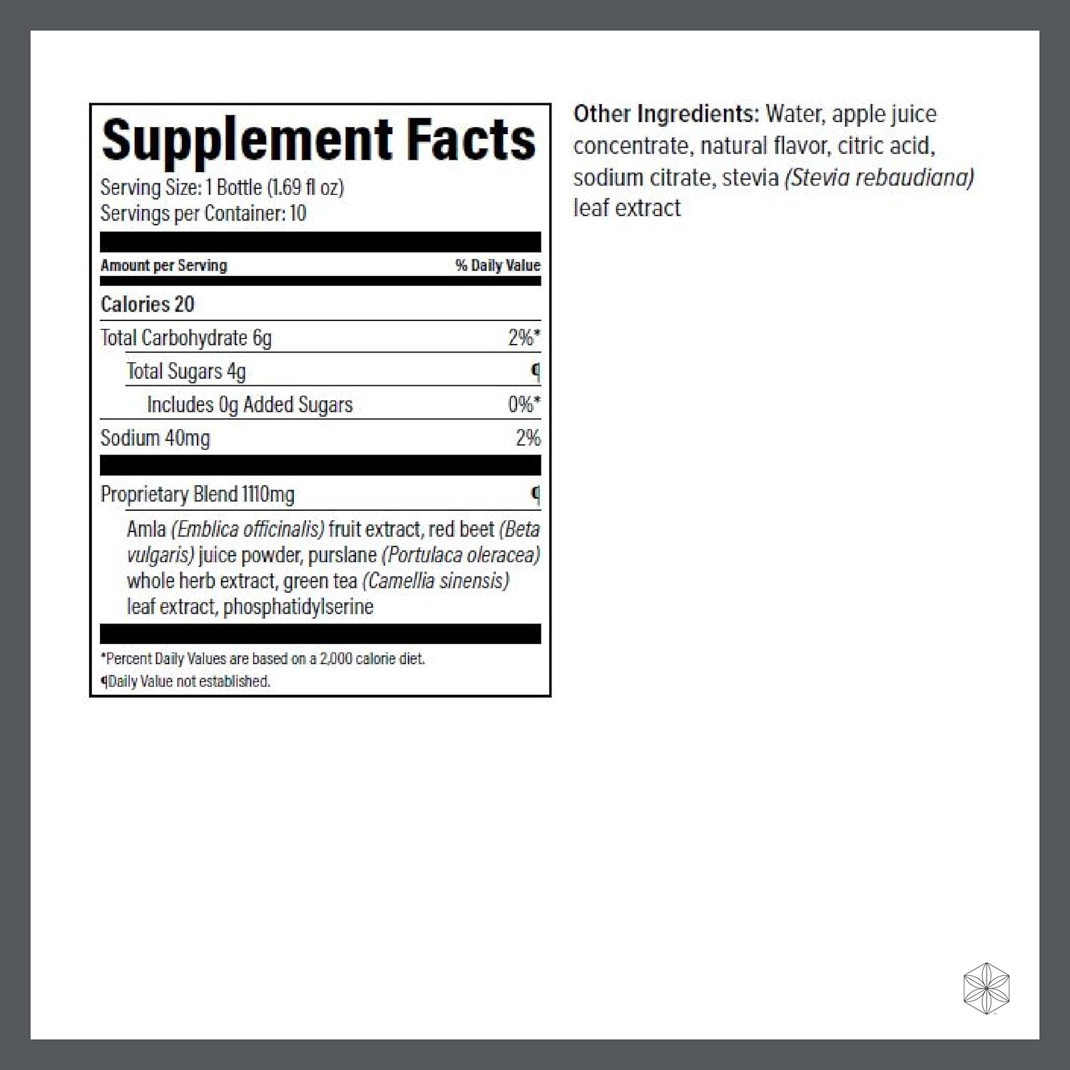 Isagenix Nootropic Elixir- Brain Health & Focus Supplement - Liquid Supplement with Green Tea Extract to Support a Healthy Mindset - 1.69 Oz Bottles (10 Count)