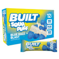 Built Bar, Sour Puff Protein Bars, Blue Razz Blast, Collagen, On-the-go Snacks, Sour Candy Snack, 12 Pack
