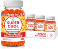 Lunakai USA Made Super Chol Gummies – 1200mg Plant Sterols & Stanols for Natural Cholesterol Support – Non-GMO Phytosterol Supplement, 3 Pack