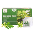 NMPT Dried Papaya Flower Tea, Mixed Bag, Carica Papaya Flower & Celastrus Hindsii Tea, Organic Herbal Tea, 30 Count, Gluten Free, Dairy Free, Sugar Free, Energy Boost & Health Support