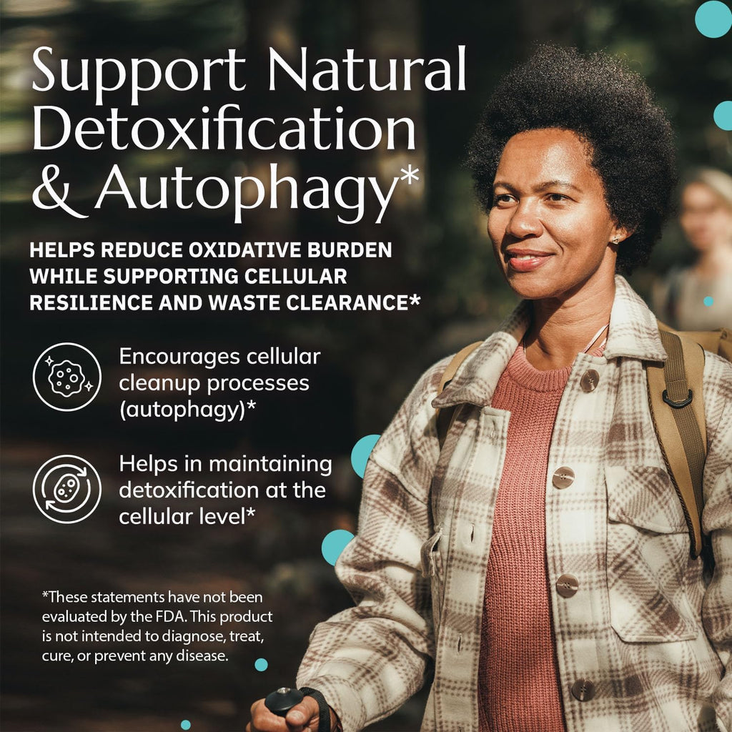 NAS Enhancer - Advanced Antioxidant & Energy Supplement – Supports Cellular Detox & Defense, Metabolic Balance & Longevity with NRF2 Activator, Turmeric, Piperine & Glutathione - 60 Veg Capsules