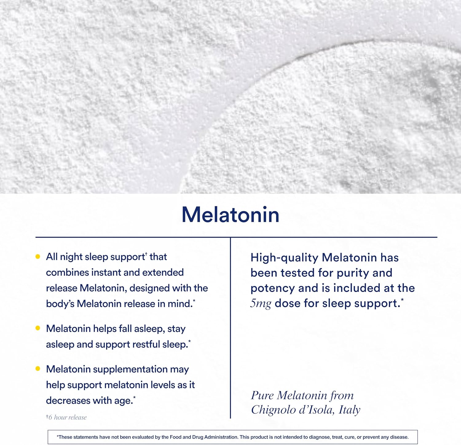 Ritual Sleep Bioseries™ Melatonin: Sleep Aid for Adults, Sleep Supplement with Time Released Capsules, Vegan Drug Free Sleep Vitamins for All Night Sleep Support, 20 Capsules