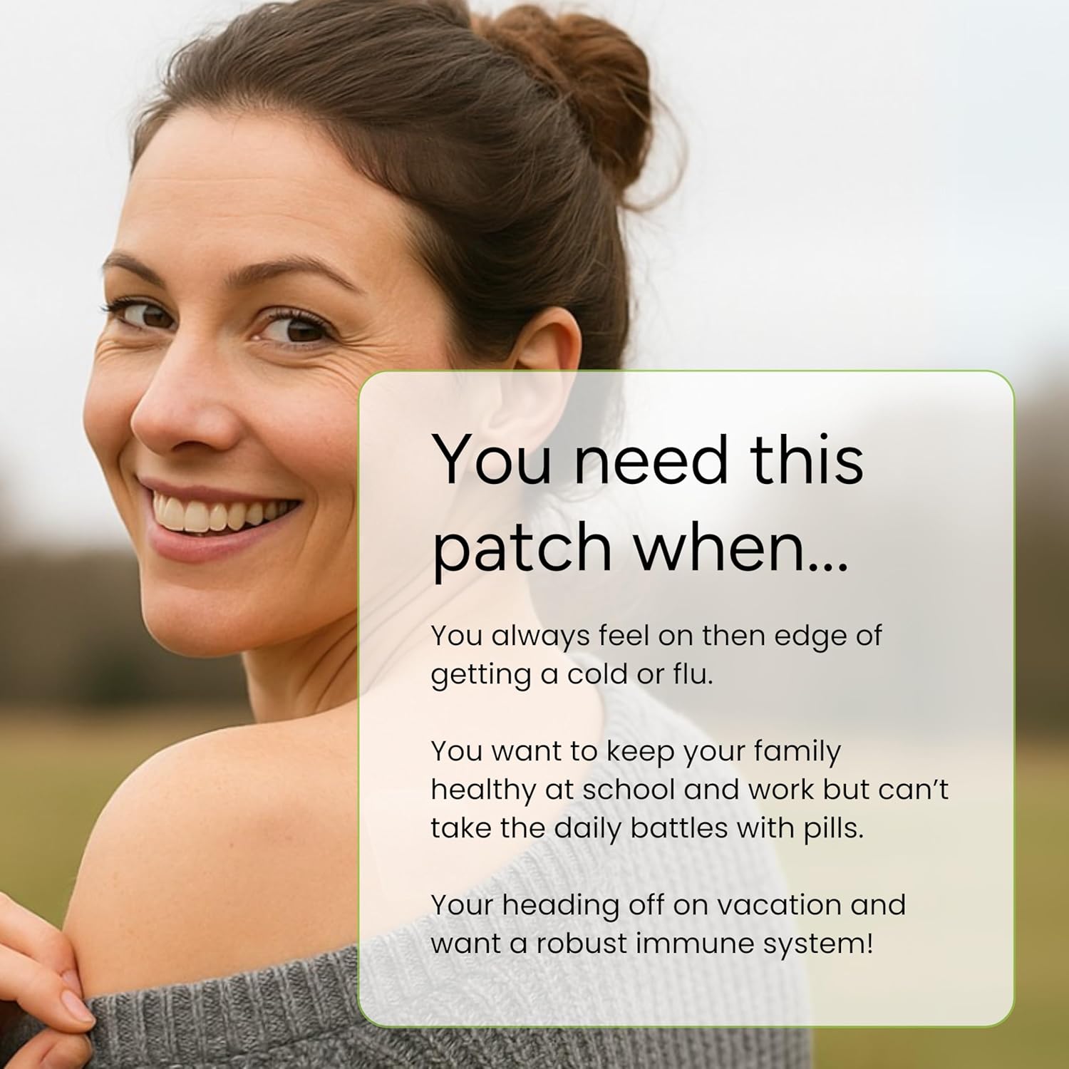 Immunity Patches - 30 Topical Immune Patches Containing Vitamin C, Zinc, Echinacea Extract & Ginkgo Biloba, Lasts 24 Hours