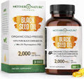 Mother Nature - Organic Black Seed Oil Capsules, 3 Month Supply, Cold Pressed, High TQ, 100% Turkish, Black Cumin Nigella Sativa Oil for Immune Support, Joint, Digestive Health,1000mg Capsule, 180ct