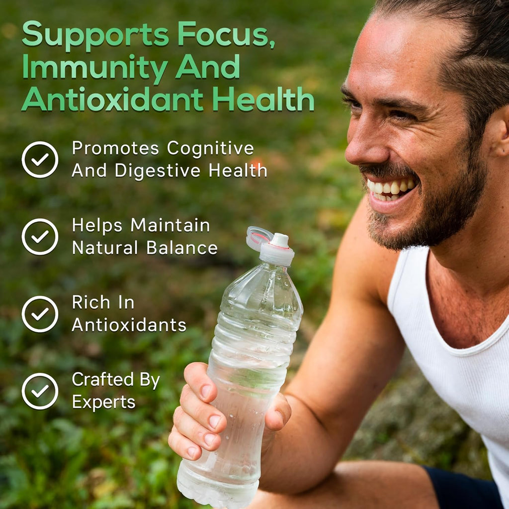 Mushroom Complex Capsules, Premium Lions Mane, Cordyceps, and Reishi Mushroom Supplement, Maximum Strength Organic Mushrooms Supplement, 90 Capsules