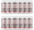 Sports Collagen Powder, 12.42 oz, Pack of 12 - Grass Fed Bovine & Wild Fish Hydrolyzed Type I, II, III Multi Collagen Peptides, Unflavored Protein Powder with Electrolytes