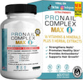 ProNail Complex Max Hair, Skin & Nails Premium Supplement with Biotin & Herbal Blend, 60 Capsules, 30 Day Supply (1)