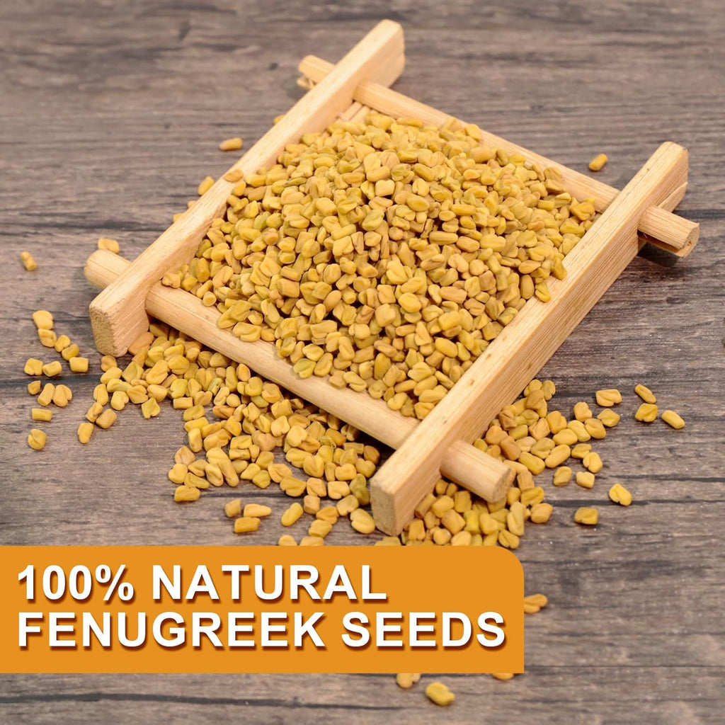 FullChea - Fenugreek Seed Tea Bags, 40 Teabags, 3g/bag - Premium Whole Fenugreek Methi Seeds - Non-GMO - Caffeine-free - Support Digestion